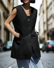 Carmes Linen Vest