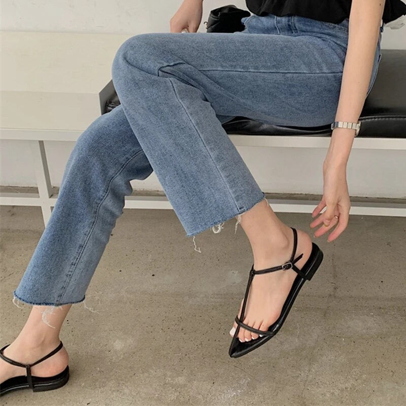 Taliedo Naked Sandals (PU leather)