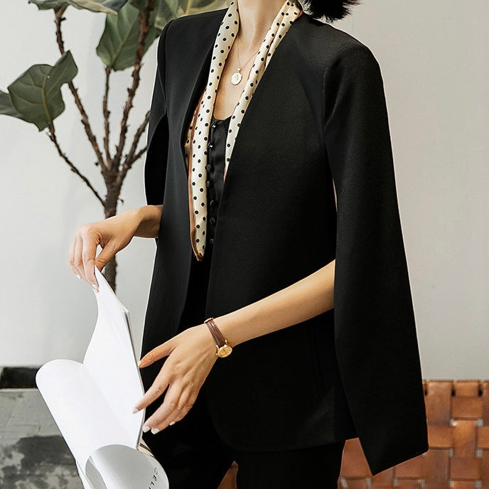 Solange Cape Blazer (New Fabric)