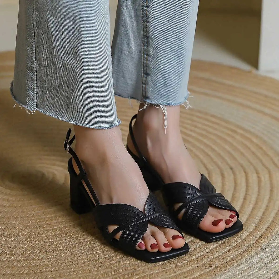 Lucino Leather Heels