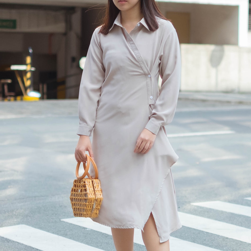 Heath Asymmetric Shirtdress