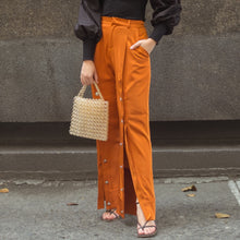 Nola Split Front Wide Leg Pants