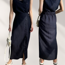 Mire Linen Blend Pants or Skirt Set