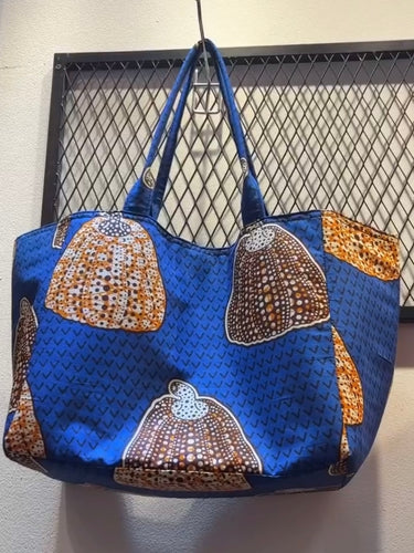 African Wax Print Tote Bag