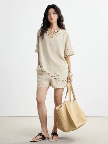 Nabari Top and Shorts Set