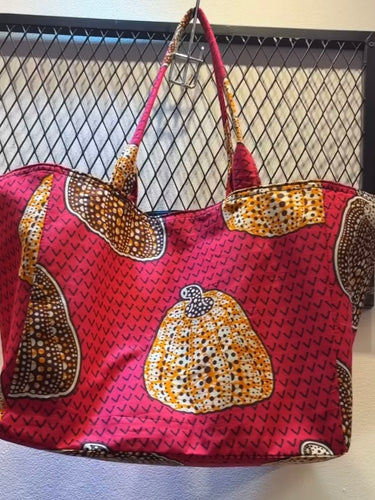 African Wax Print Tote Bag