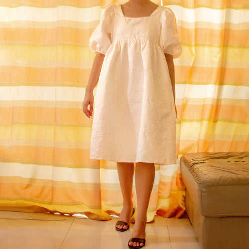 Mireille Puff Sleeves Babydoll Dress